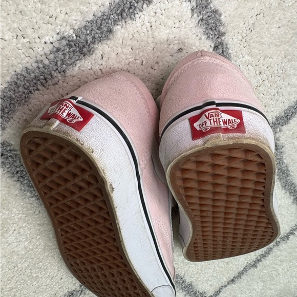 Vans Old Skool Shoes Pink Suede Classic Low Top Sneakers Blushing White - Picture 12 of 12